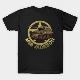 M36 Jackson WW2 American Tank Destroyer T-Shirt